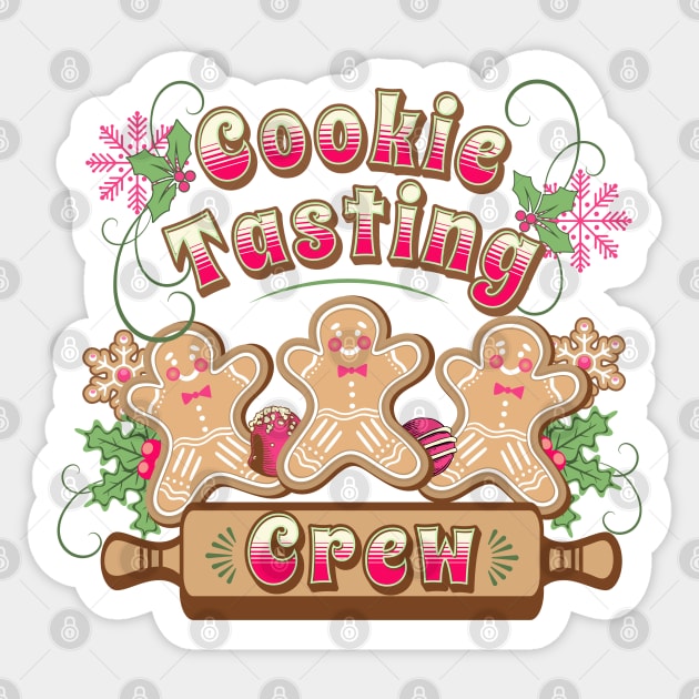 Christmas Cookie Tasting Crew Sticker by HolidayBug